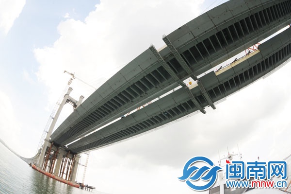 泉州灣跨海大橋主橋合龍